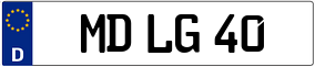 Truck License Plate